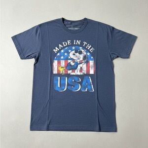 Peanuts Blue Made in the USA Tee-S